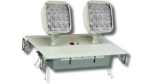 LED Recessed Emergency Lights - Commercial Safety Lights With 90 Minute Battery Back Up -  White Finish