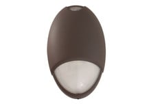 Decorative Outdoor LED AC/Emergency Unit, Dark Bronze Finish - Now with photocell