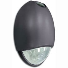 Decorative Outdoor LED AC/Emergency Unit, Nickel Finish - Now with photocell