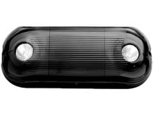 2 Lamp, Weatherproof Emergency Fixture, Black Housing, 120/277V, Ultra bright MR-16 lamps
