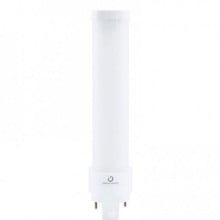 LED PL Retrofit Lamp for 2 or 4 Pin CFL Bulbs - Replaces 26 Watt- G24d, GX24d, G24q / GX24q Base Lamps - Magnetic Ballast Compatible or Bypass, 2700K and 870 Lumens