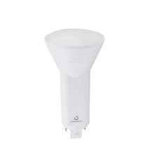 LED PL Retrofit Lamp for 2 or 4 Pin CFL Bulbs - Replaces 13-18 Watt- G24d / GX24d & G24q / GX24q Base Lamps - Magnetic Ballast Compatible & Bypass, 4000K and 620 Lumens