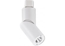 Round Head LED Track Light - 10 Watt - 700 Lumens - 4000K Cool White - 120V - White Finish - 3 Contact Halo Style