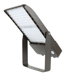 300 Watt LED Parking Lot Area Light - Trunnion Mount with Motion Sensor - 41000 Lumens - 5000K Daylight - 120-277V - Bronze Finish