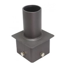Square Pole Vertical Tenon, 3 Inch Bronze