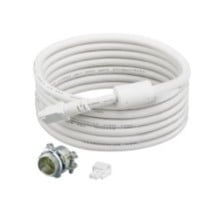 Color Kinetics eW Cove Powercore, Leader Cable, 10 ft, White, with Ferrite, UL