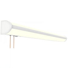 Traditional Hospital Bed Light - 4 Foot - 20W Uplight - 40W Downlight - 120-277V - 4000K Cool White - White Finish