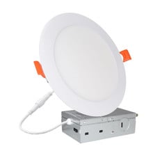 LED Edge Lit Recessed LED Downlights - Direct Wire - No Recessed Can Required - Multiple Sizes and Color Temperature Options