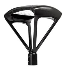 LED Modern Pole Lights - Integrated LED Post Light Fixtures In Bronze - Choose Your Wattage