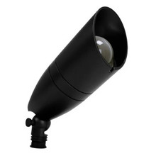 LED Slim Spot Light Fixtures - Landscape Light Fixtures Available With or Without a Shroud and Multiple Finishes