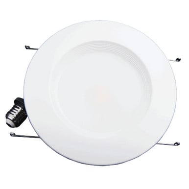 Superior Lighting L75DR56D3527K-1 - 6 Inch LED Recessed Downlight - 11 Watt - 800 Lumens - 2700K Warm White Baffle Trim- 120V - Recessed Can Required - Dimmable