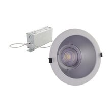LED Commercial Recessed Downlights - High Output Recess Lights - Large Sizes Available - Choose Finish and Installation Method