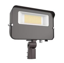 LED Landscape Floodlights - 150W - 19,500 Lumens - 5000K Daylight - 120-277V - Slipfitter Mount - Integrated Photocell