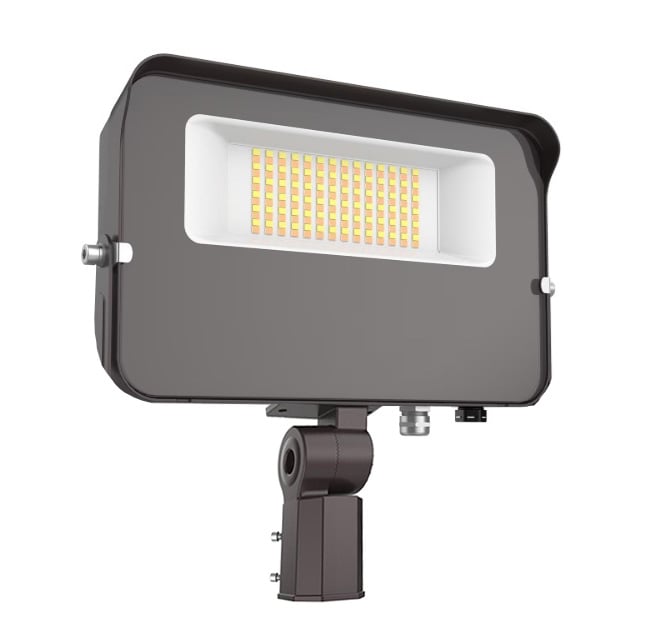 LED Landscape Floods - 150W - 19,500 Lumens - 5000K Daylight - 120-277V - Slipfitter Mount - Integrated Photocell