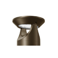 Westgate SOL-BL-301-14-40K-BR - LED Solar Bollard Lights with Remote - Hight 14IN - 3 Watt - 390 Lumens - 4000K Cool White - Anchor Bolts & Plate Included - Bronze Finish