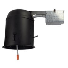 6 Inch Recessed Housing For Remodel - Insulated Ceiling And Air Tight Rated - TP24 Connector -120V - UL Listed