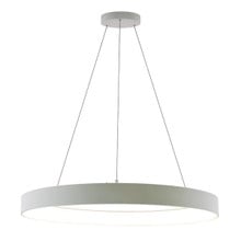 LED Hollow Circle Pendant - 36 Inch - Up-Down Light - 80 Watt - Color Selectable 27K/30K/35K/40K/50K - 120-277V - White Finish