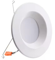 6 Inch Recessed Can Retrofit - 17 Watt - 1200 Lumens - 3000K Soft White - 120V - Recessed Can Required - Triac Dimmable