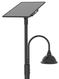 Designer Bell Solar LED Post Top