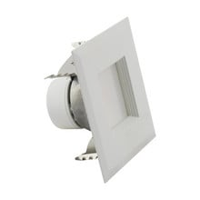 LED Recessed Retrofit Square Downlight Trims - Modern Ceiling Lighting -Choose Size and Color Temperature
