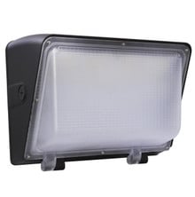 LED Wallpack - 30W/42W/46W Wattage Selectable - 6729 Max Lumens - Color Selectable 30K/40K/50K - 120-277V - Bronze Finish