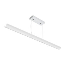 LED Euro Design Pendant Lights - Modern Hanging Linear Lights - Change to Up or Down Light - Options For Size and Finish Available