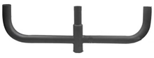 3 Light Bullhorn mounting bracket, 180 Degrees - slips on 2-3/8 In round pole - HUGE - 60 Inches Across