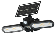 LED Solar Wall Lights - 15 Watt - 6000K Daylight Deluxe - Black Finish