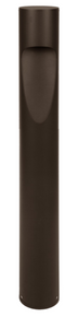 LED Garden Pathway Bollard Light - 15 Watts 1500 Lumens - Color Selectable 30K/40K/50K - 26 Inches Tall - 120-277V - Bronze Finish